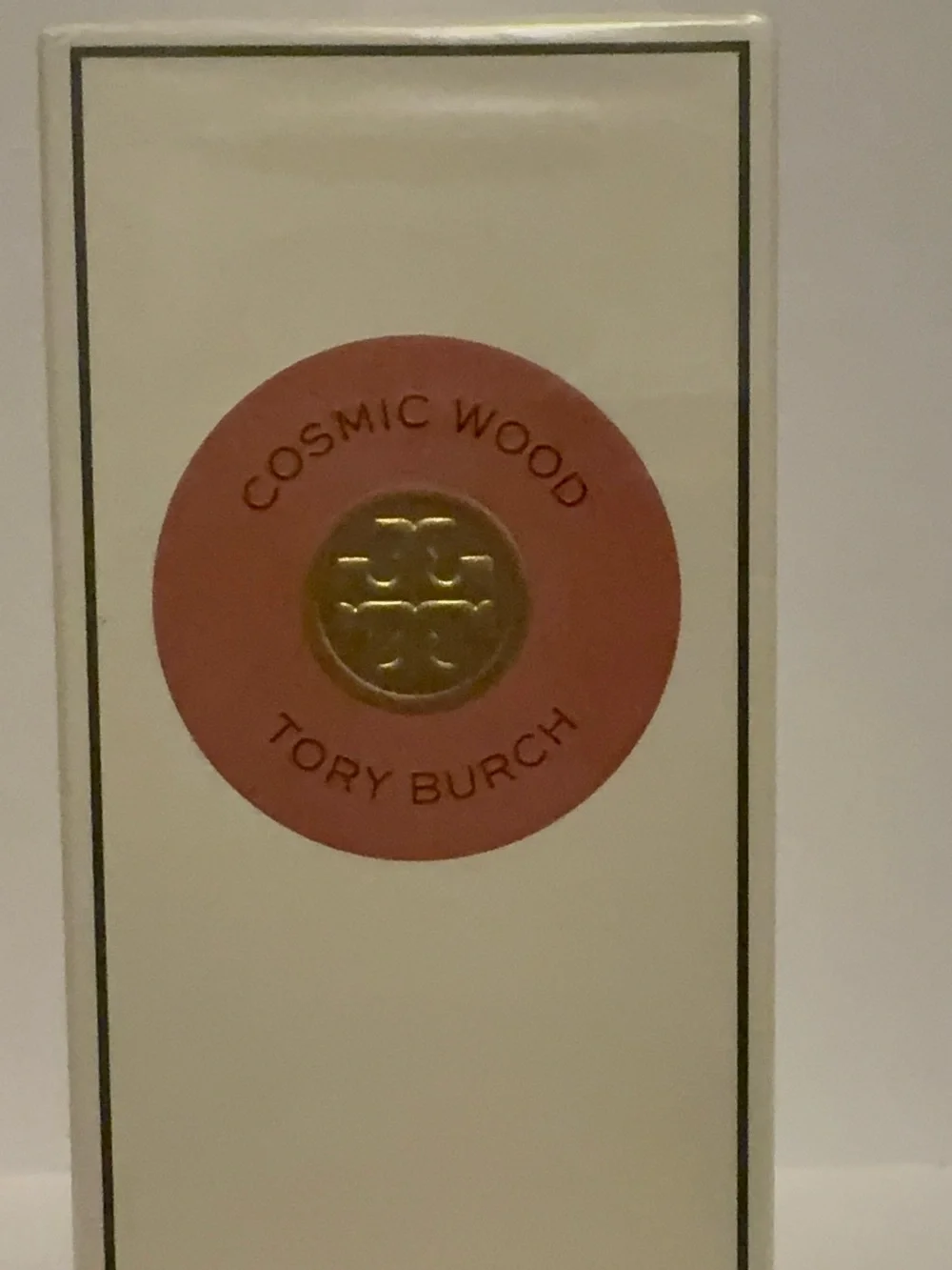 Tory burch perfume Box with Terracotta Circle and Gold Emblem🥰